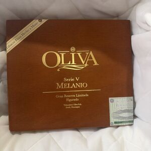 Olivia Serie V "Melanio" Wooden Cigar Box ONLY Hand Made in Nicaragua -EMPTY BOX